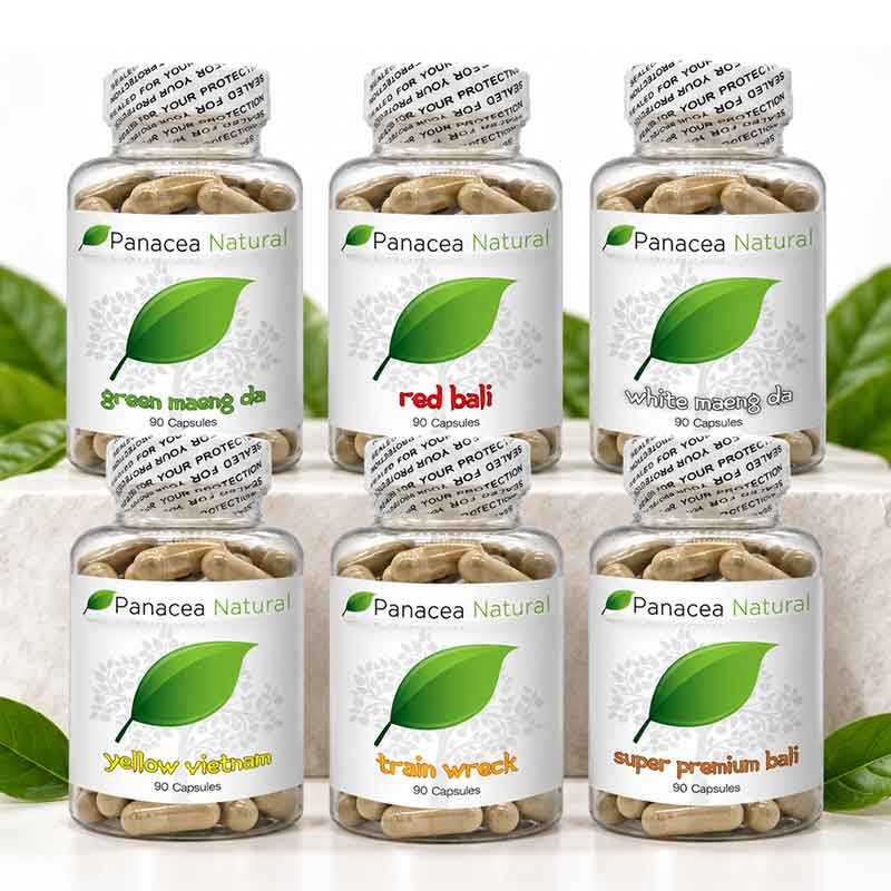 Kratom 90 Capsules Variety 6-Pack