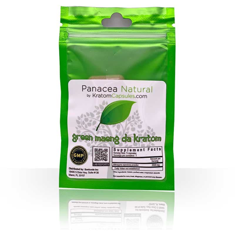 Green Maeng Da Kratom (5 Capsules) Sample