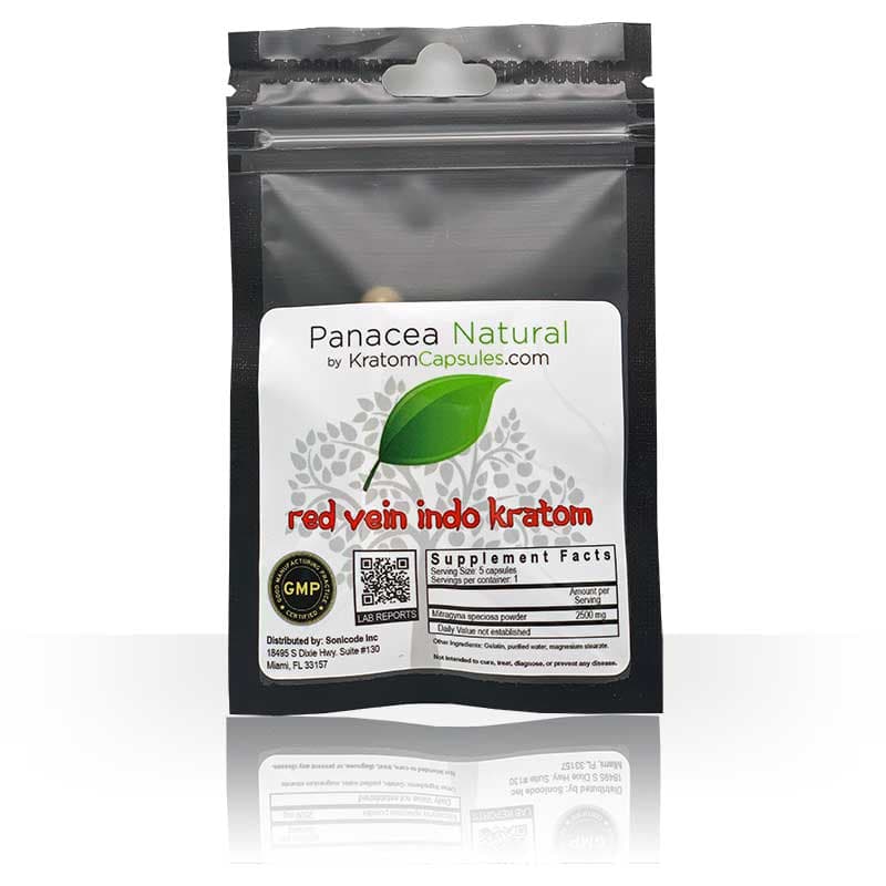 Red Vein Indo Kratom (5 Capsules) Sample